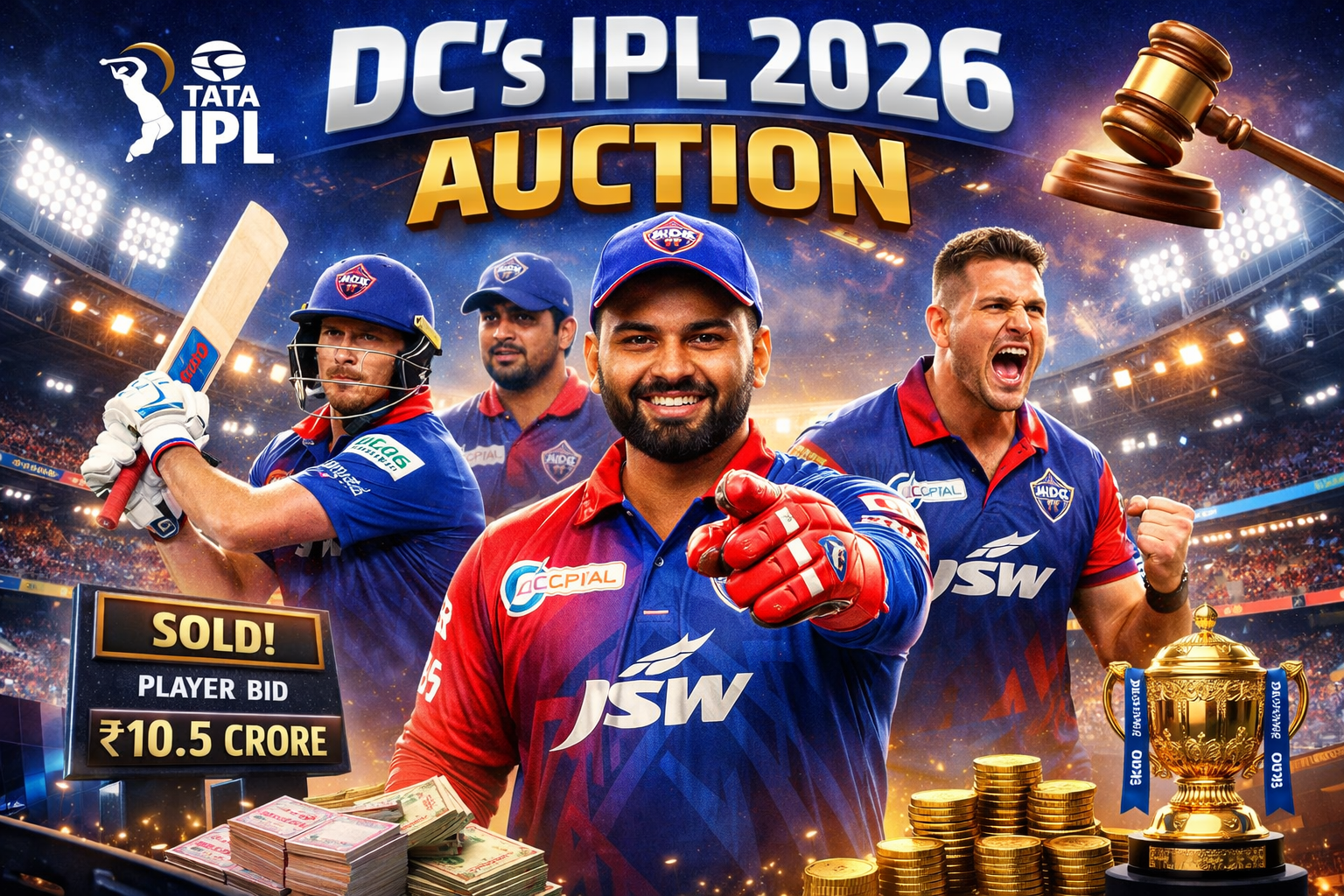 Inside DC’s IPL 2026 Auction Strategy: Full Squad & Performance Outlook
