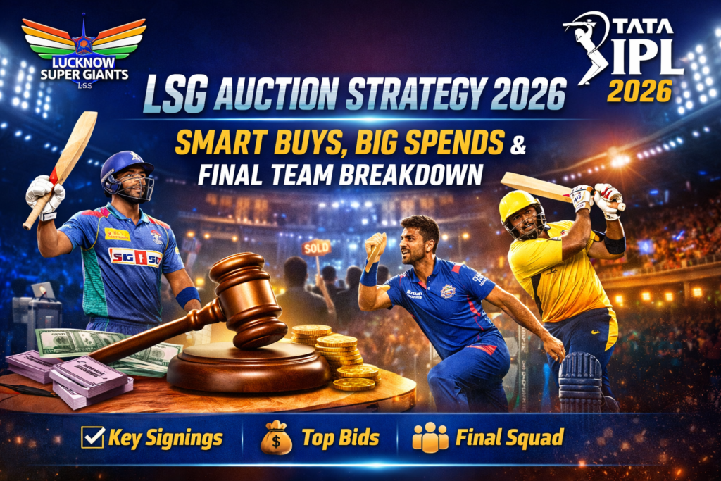 LSG Auction Strategy 2026
