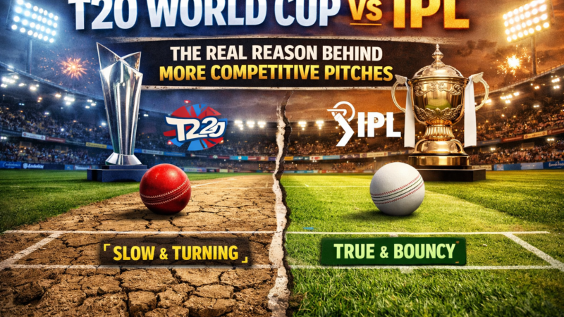 T20 World Cup vs IPL: The Real Reason Behind More Competitive Pitches