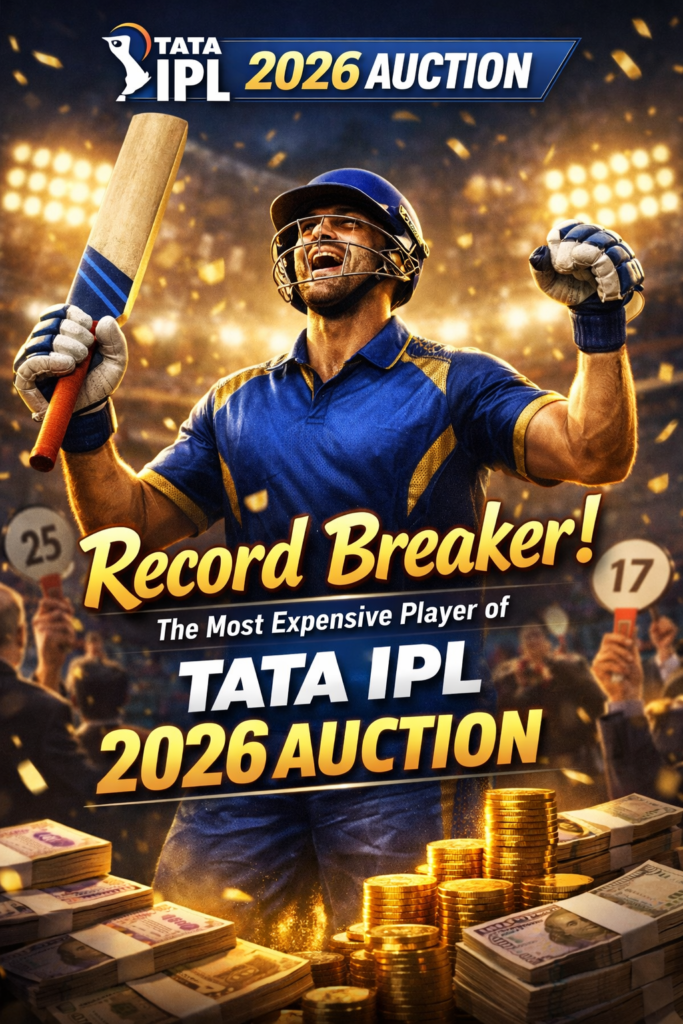The Most Expensive Player of TATA IPL 2026