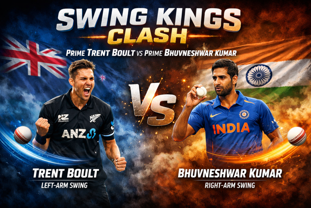 Swing Kings Clash – Prime Trent Boult vs Prime Bhuvneshwar Kumar