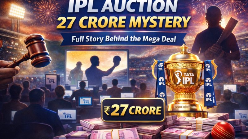 IPL Auction 27 Crore Mystery – Full Story Behind the Mega Deal