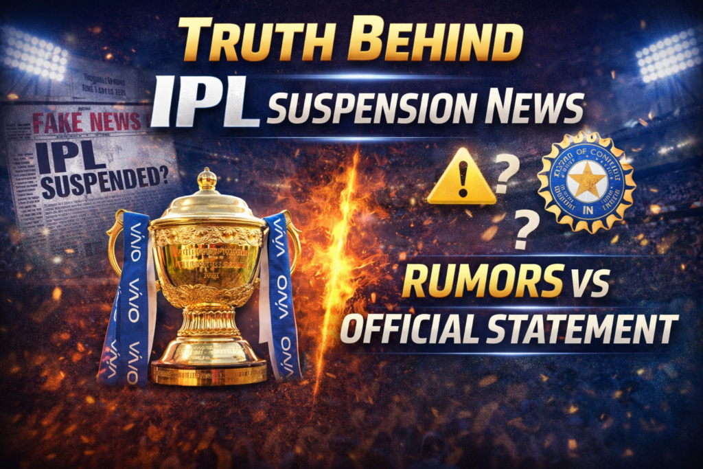 IPL Suspension News