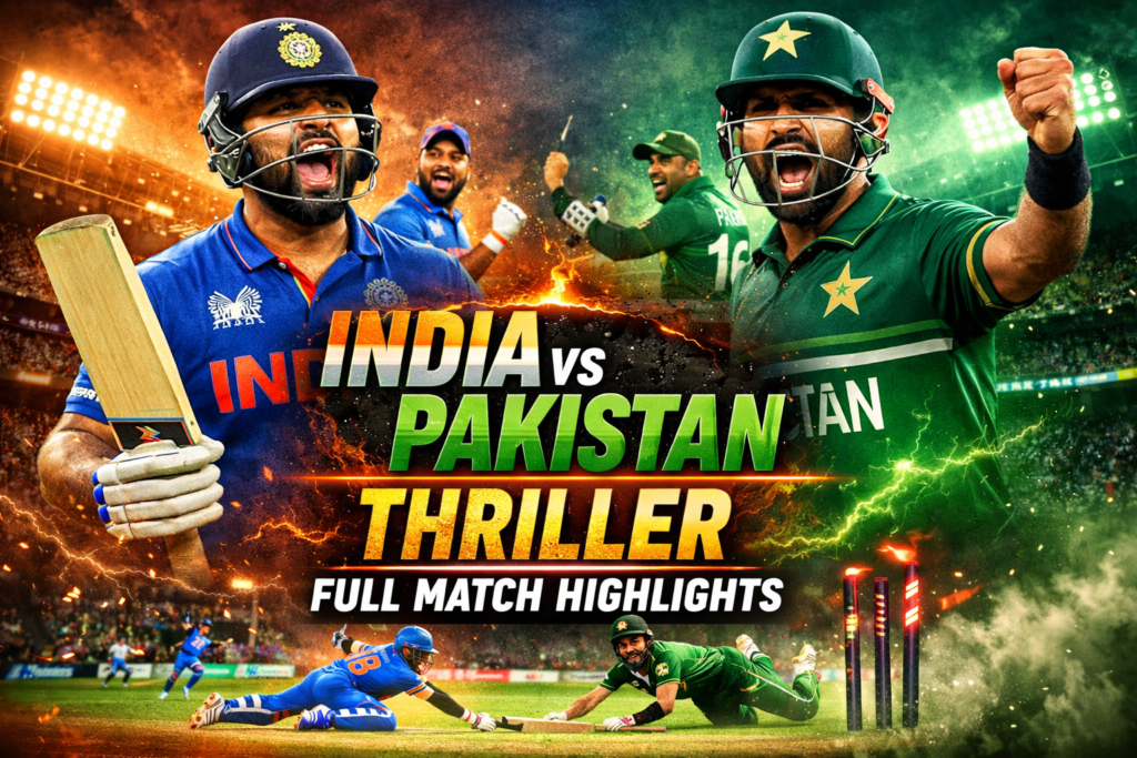 India vs Pakistan Thriller