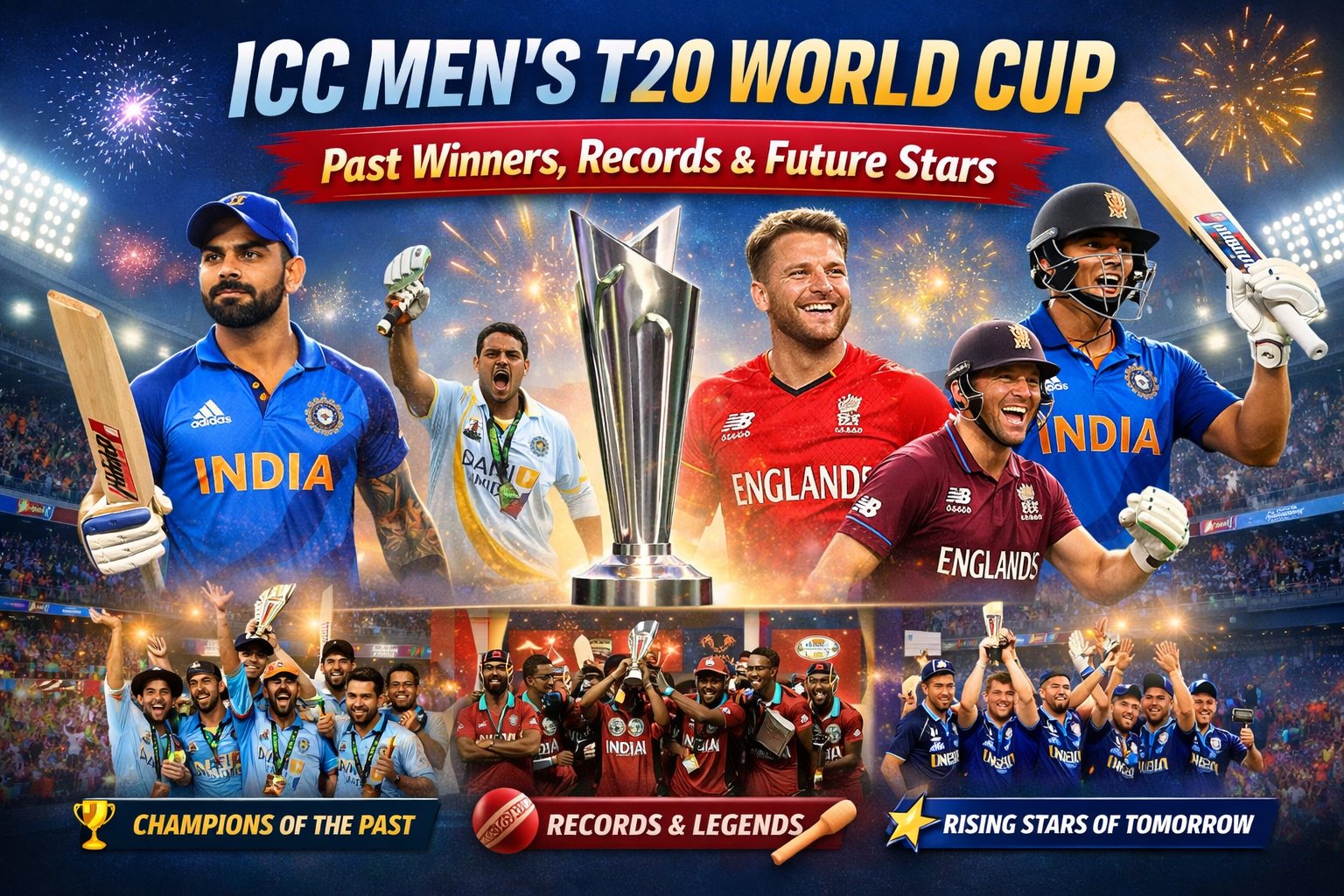 ICC Men’s T20 World Cup: Past Winners, Records & Future Stars