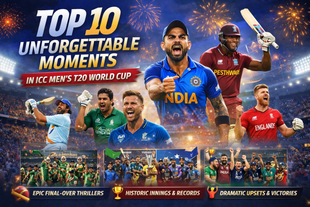 Top 10 Unforgettable Moments in ICC Men’s T20 World Cup History
