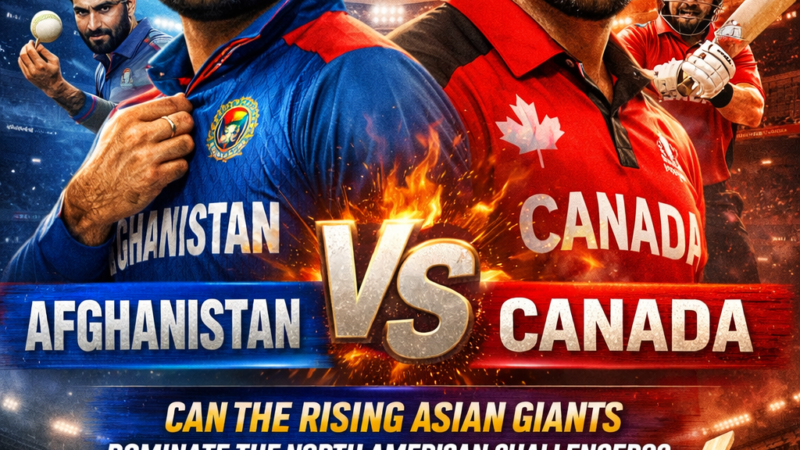 Afghanistan vs Canada: Can the Rising Asian Giants Dominate the North American Challengers?