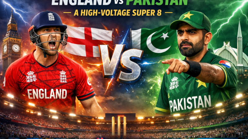 England vs Pakistan: A High-Voltage Super 8 Showdown in the World Cup