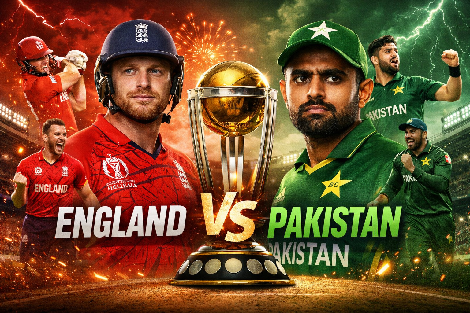 Rivals Under Pressure: England vs Pakistan World Cup Analysis
