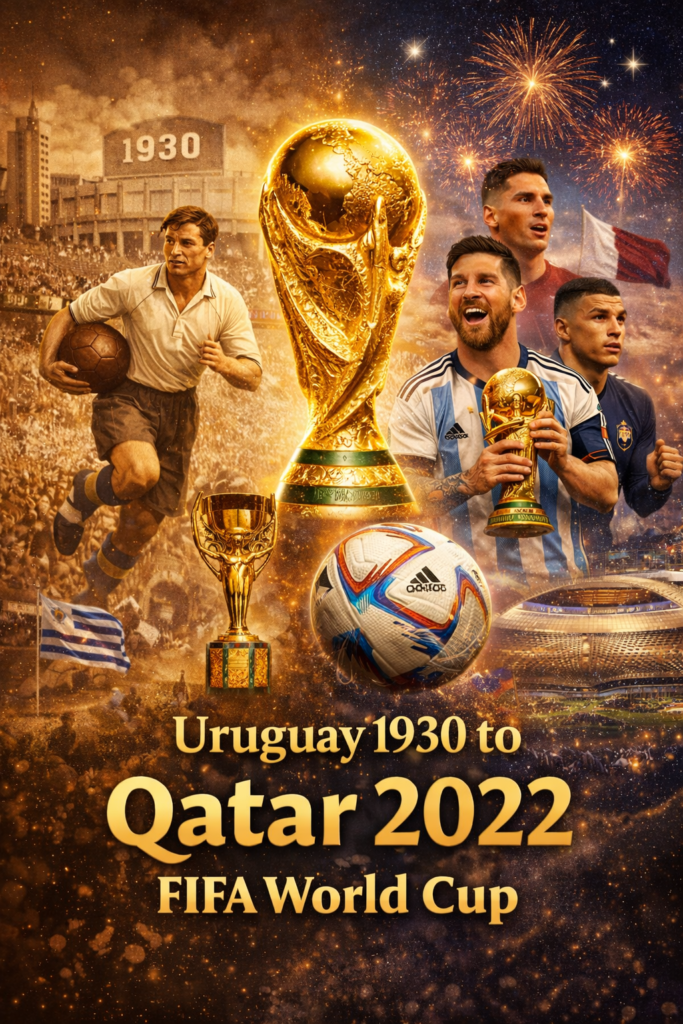From Uruguay 1930 to Qatar 2022: The Epic Journey of the FIFA World Cup