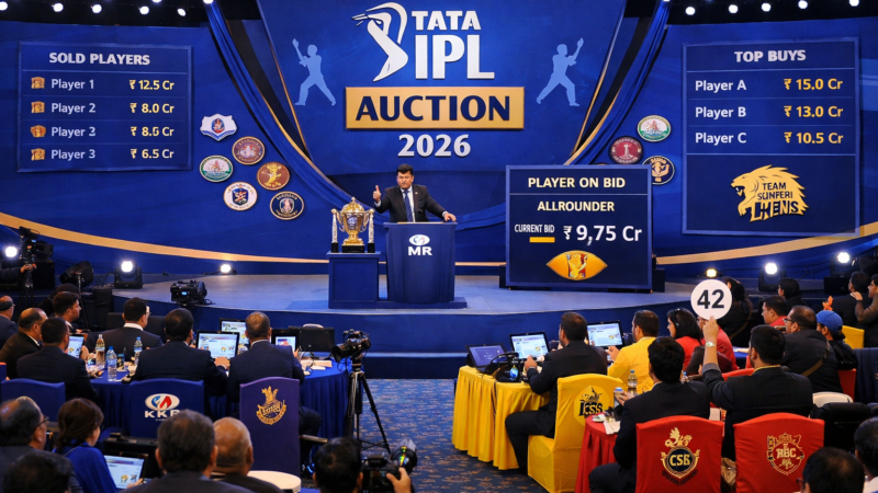 TATA IPL Auction 2026: Full Players List, Team-Wise Buys & Biggest Surprises