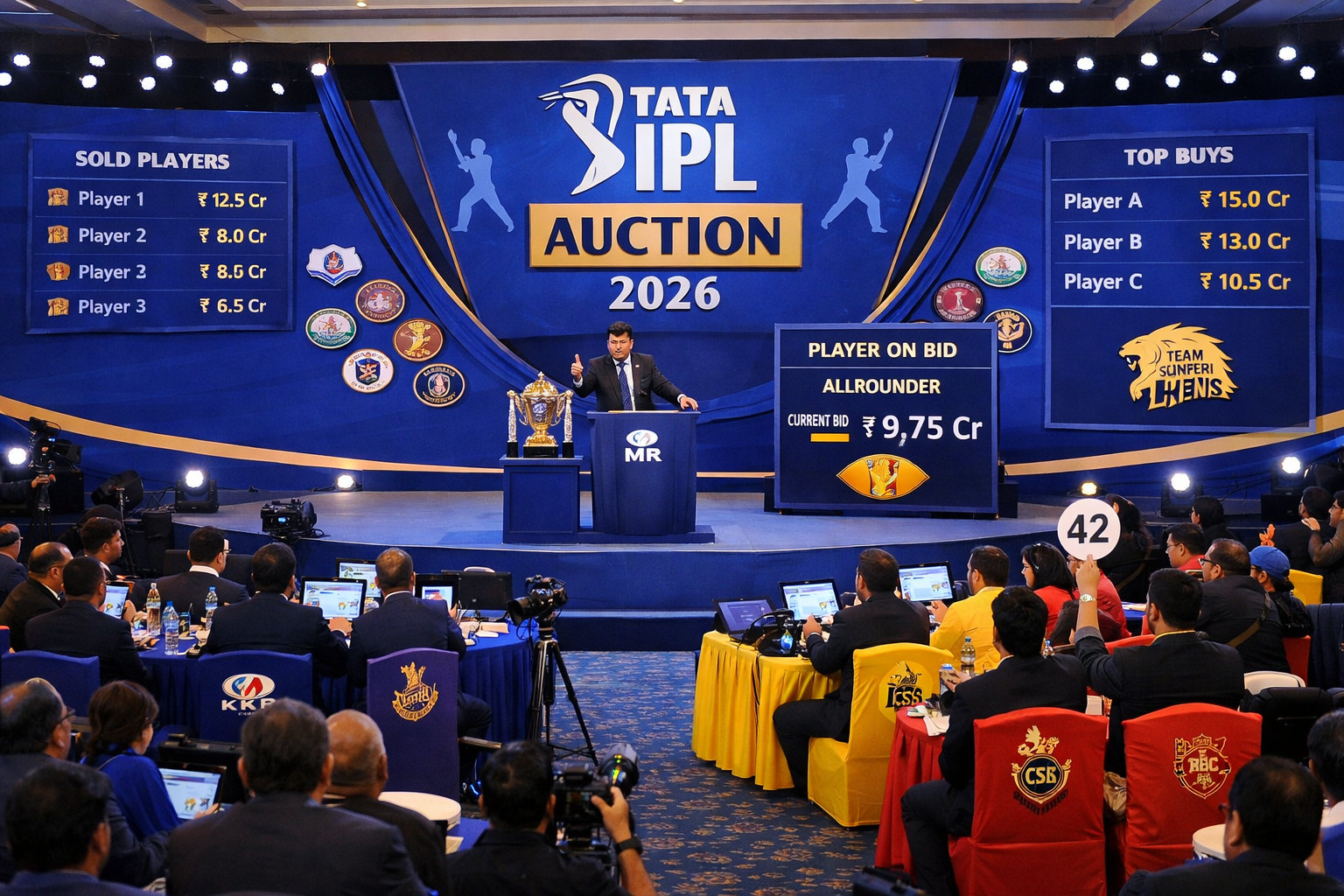 TATA IPL Auction 2026: Full Players List, Team-Wise Buys & Biggest Surprises