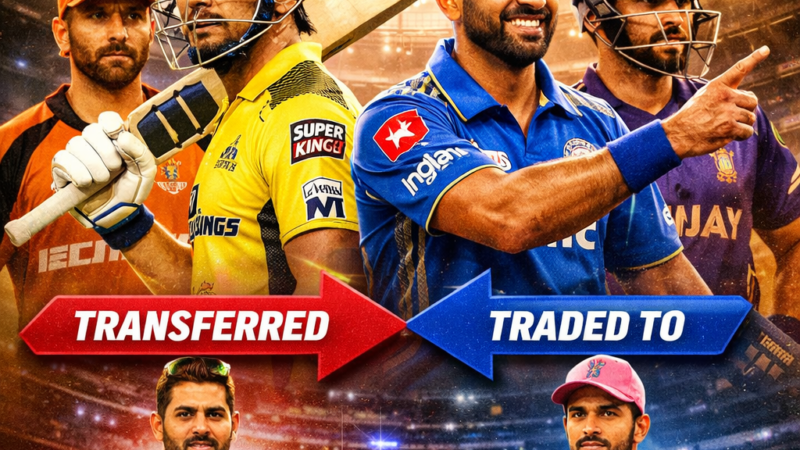 IPL 2026 Player Trade News: Who Moved Where? Full Details Inside