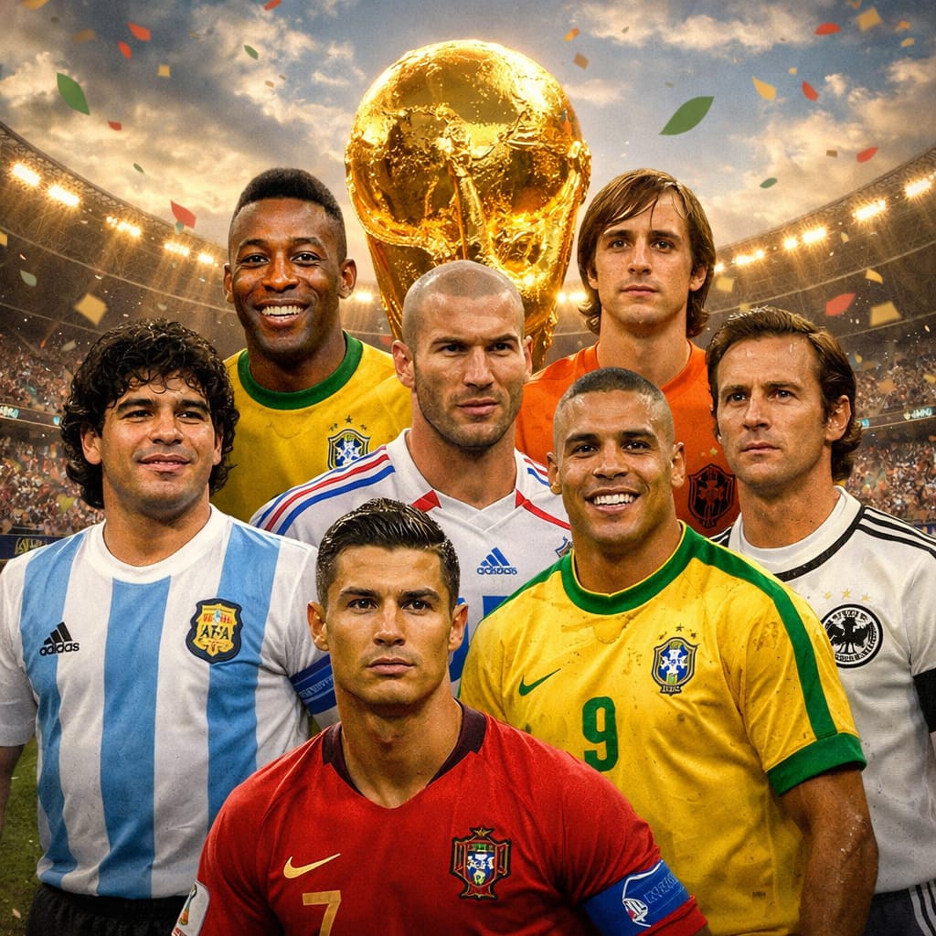 From Heroes to Icons: Greatest FIFA World Cup Players of All Time