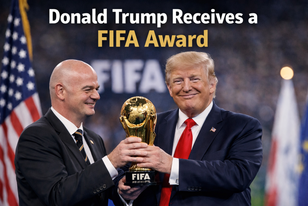 Donald Trump Receive a FIFA Award