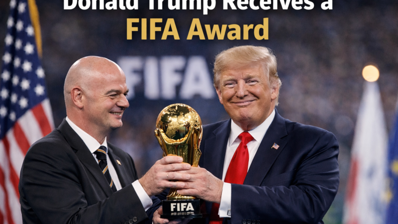 Why Did Donald Trump Receive a FIFA Award? The Full Story Explained
