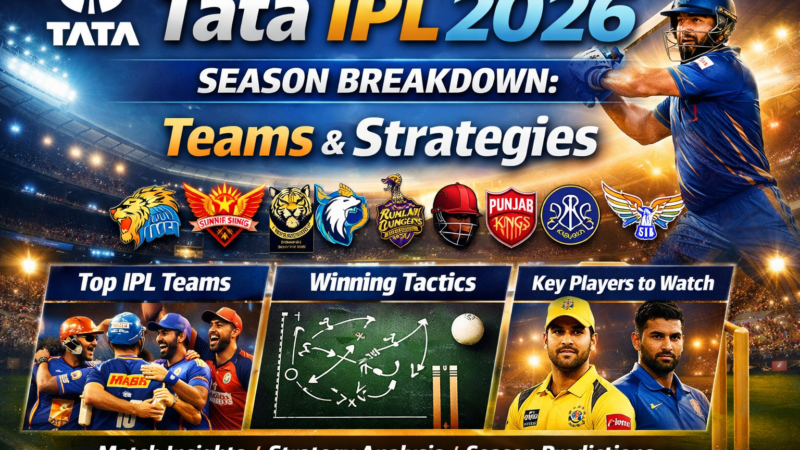 Tata IPL 2026 Season Breakdown: Teams, Strategies & Winning Chances