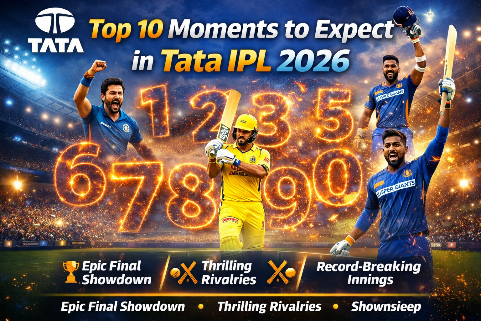 Top 10 Moments to Expect in Tata IPL 2026