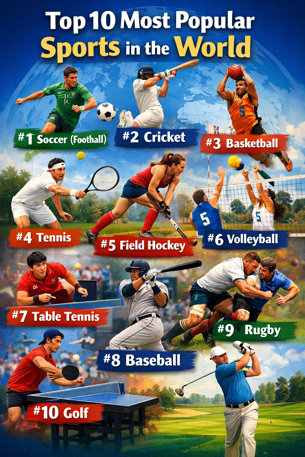 Top 10 Most Popular Sports in the World and Why Fans Love Them