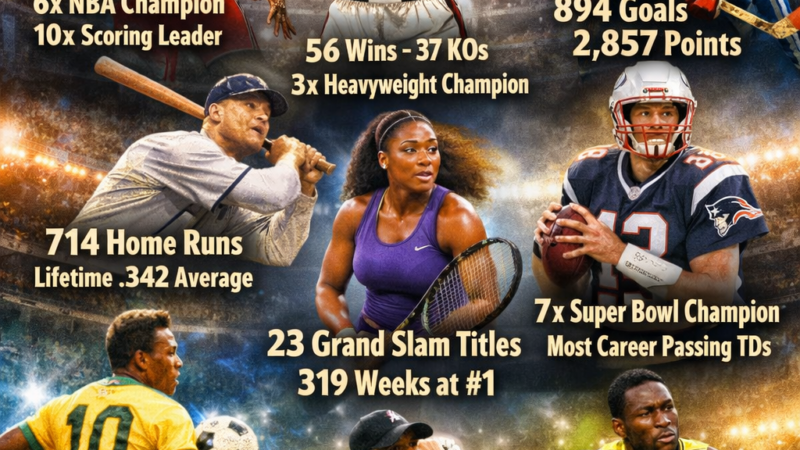 Greatest Sports Legends of All Time and Their Incredible Records