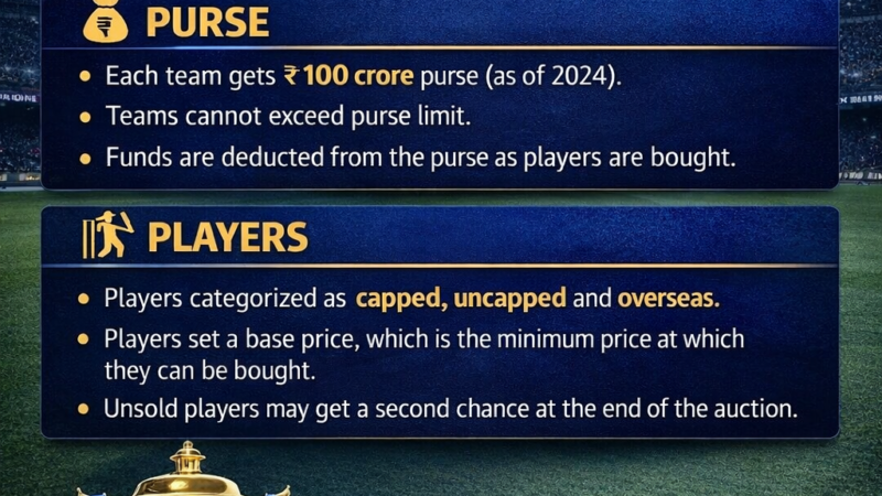 How the Tata IPL Auction Works: Rules, Purse & Player Selection Explained