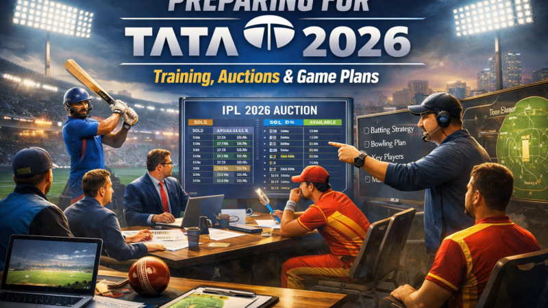 How Teams Are Preparing for Tata IPL 2026: Training, Auctions & Game Plans