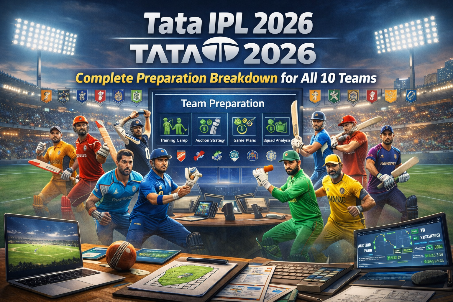 Tata IPL 2026: Complete Preparation Breakdown for All 10 Teams