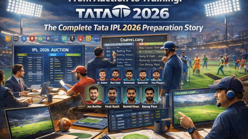 From Auction to Training: The Complete Tata IPL 2026 Preparation Story