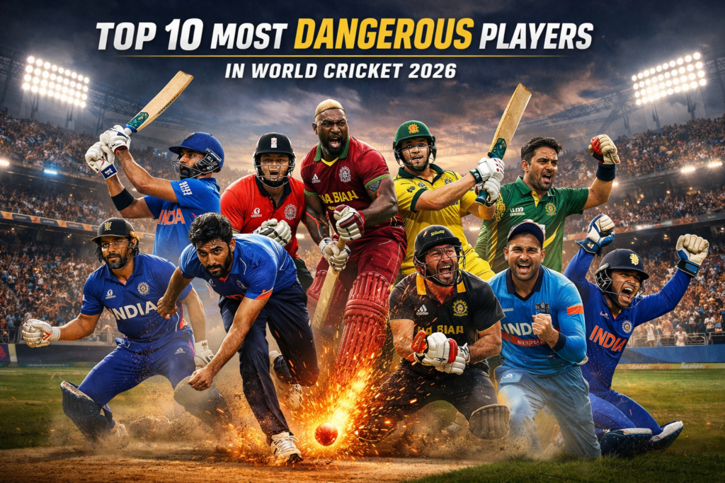 Top 10 Most Dangerous Players in World Cricket 2026
