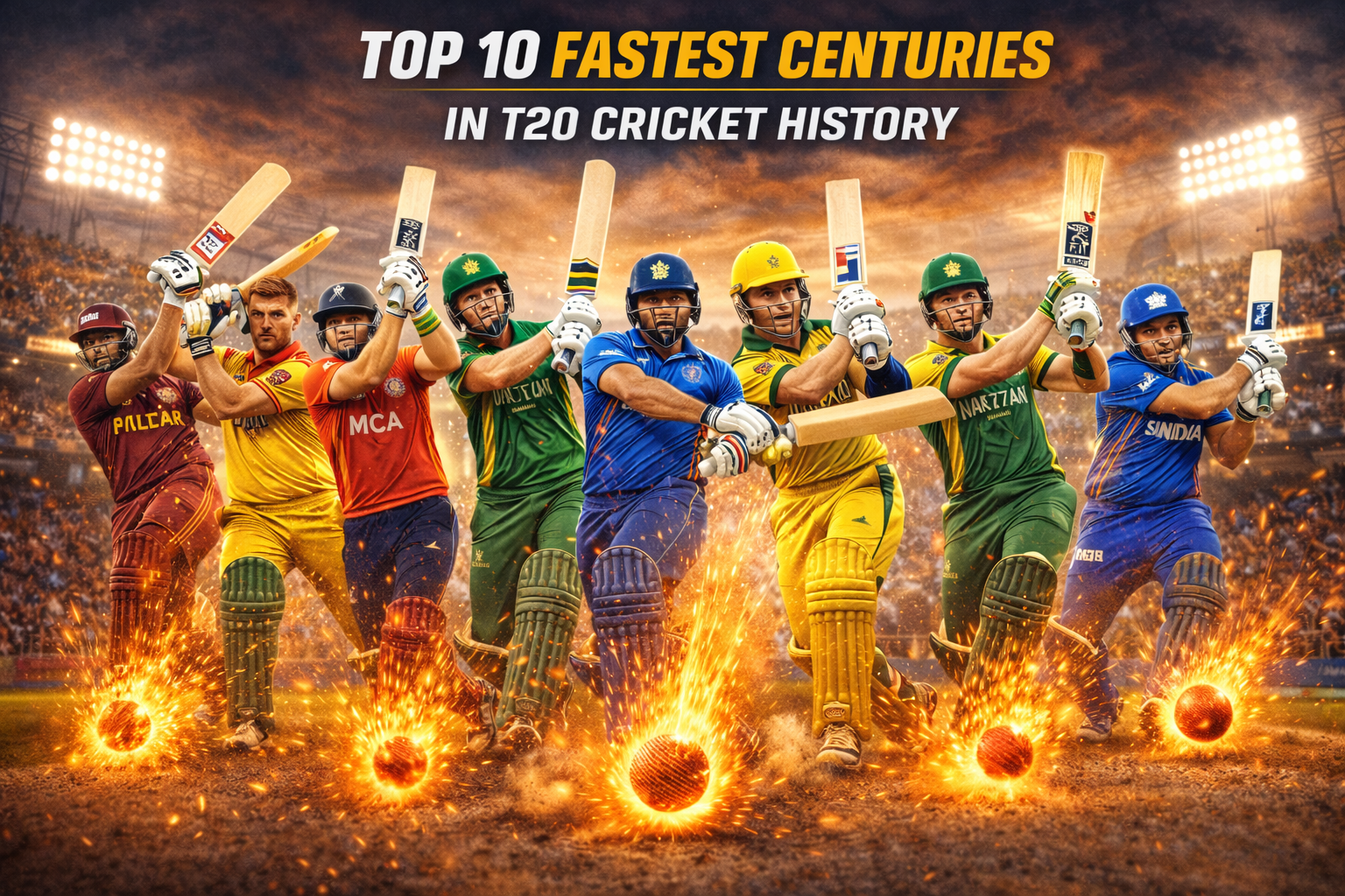Top 10 Fastest Centuries in T20 Cricket History