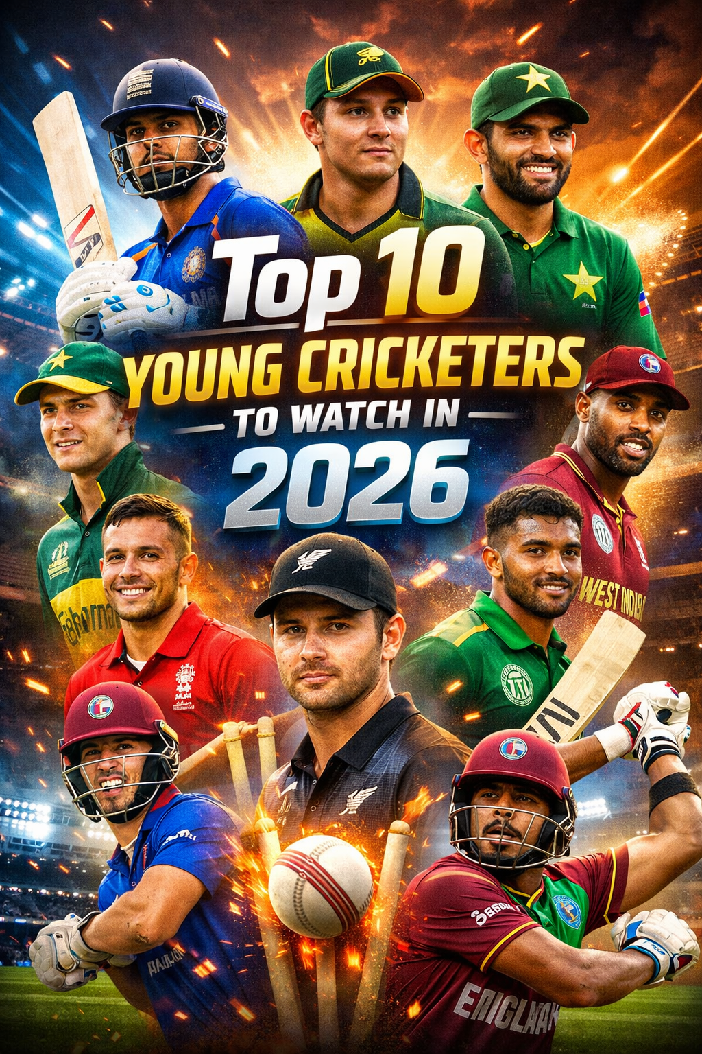 Top 10 Young Cricketers to Watch in 2026