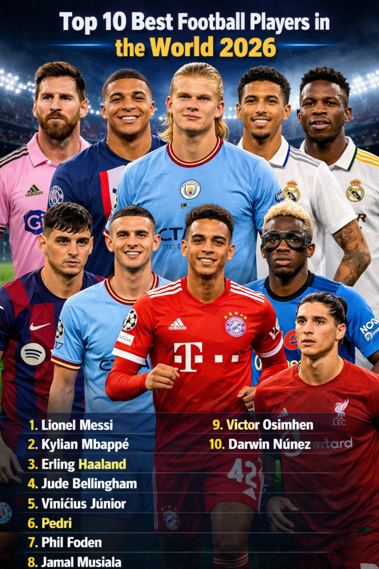 Top 10 Best Football Players In The World 2026 