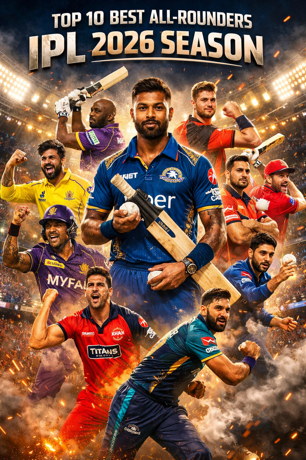 Top 10 Best All-Rounders in IPL 2026 Season