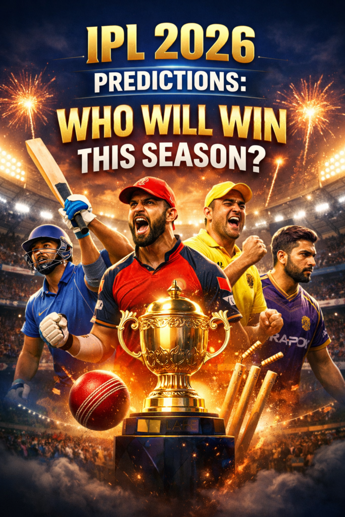 IPL 2026 Predictions: Who Will Win This Season?