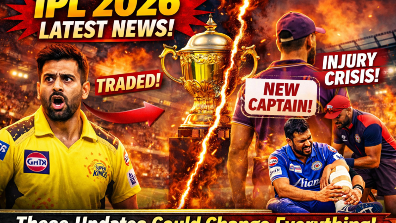 IPL 2026 Latest News: These Updates Could Change Everything!