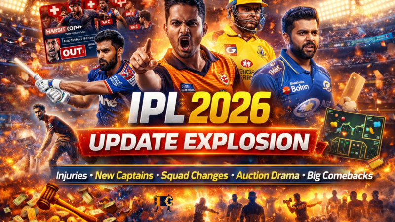 IPL 2026 Update Explosion: All Latest News in One Place