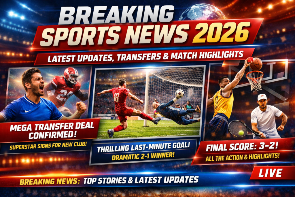 Breaking Sports News 2026