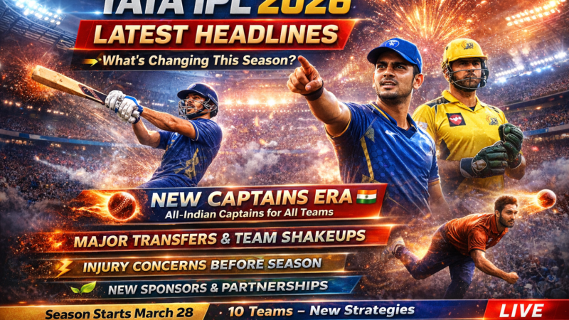 Tata IPL 2026 Latest Headlines: What’s Changing This Season?