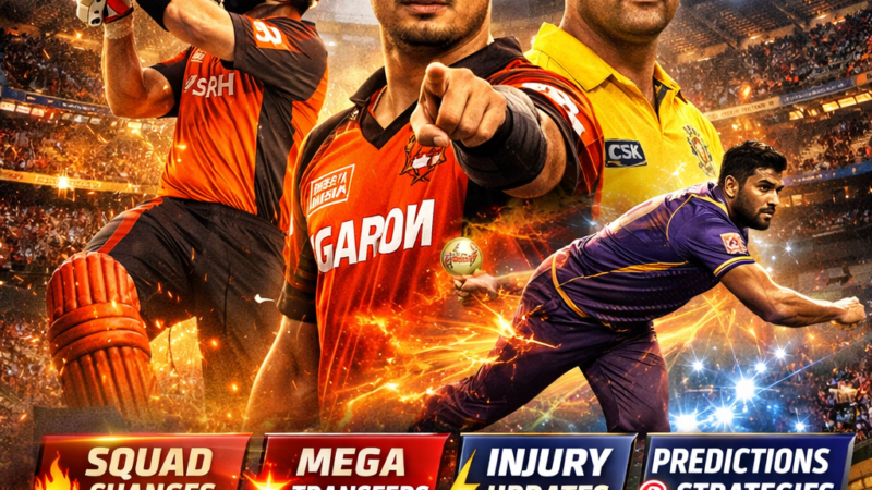 IPL 2026 Mega Update: Full News, Squad Changes & Predictions