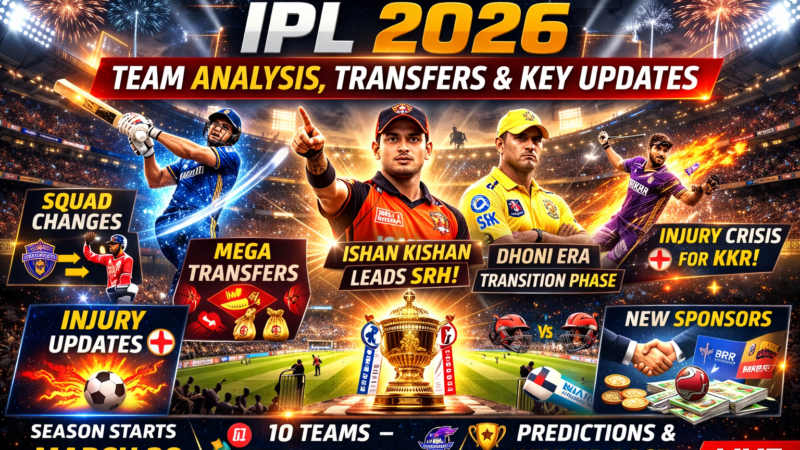 Breaking IPL 2026 News: Team Analysis, Transfers & Key Updates