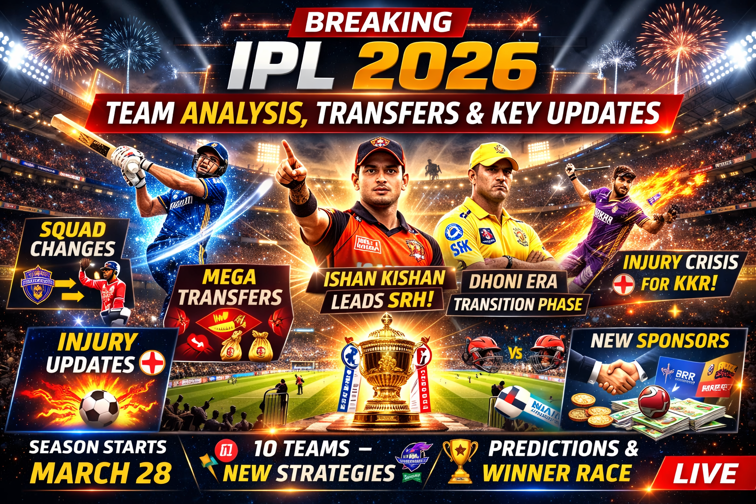 Breaking IPL 2026 News: Team Analysis, Transfers & Key Updates