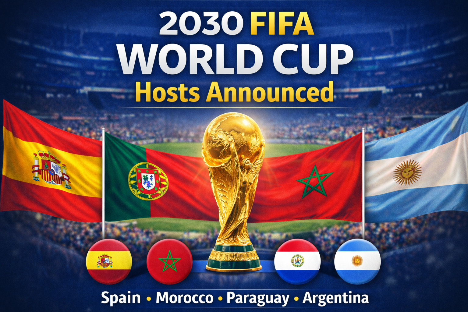 2030 FIFA World Cup Hosts Announced: Everything You Need to Know