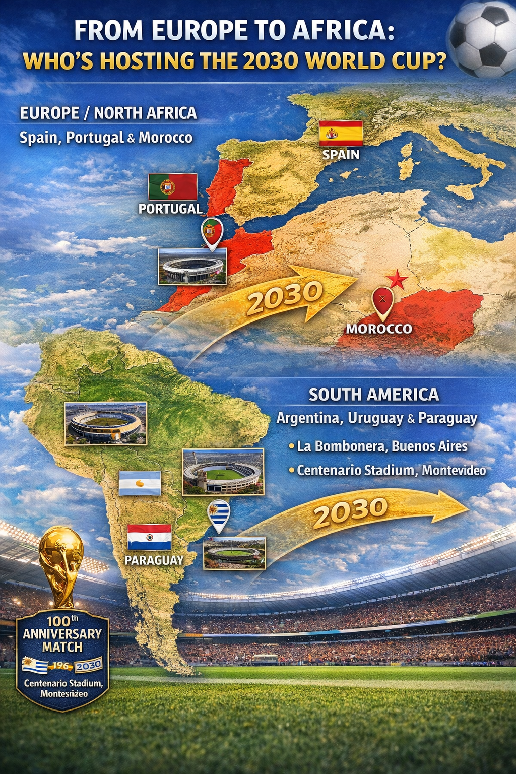 From Europe to Africa: Who’s Hosting the 2030 World Cup?