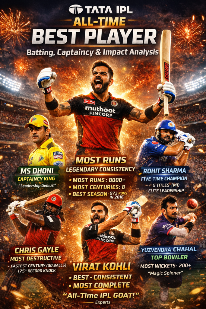 Tata IPL All-Time Best Player