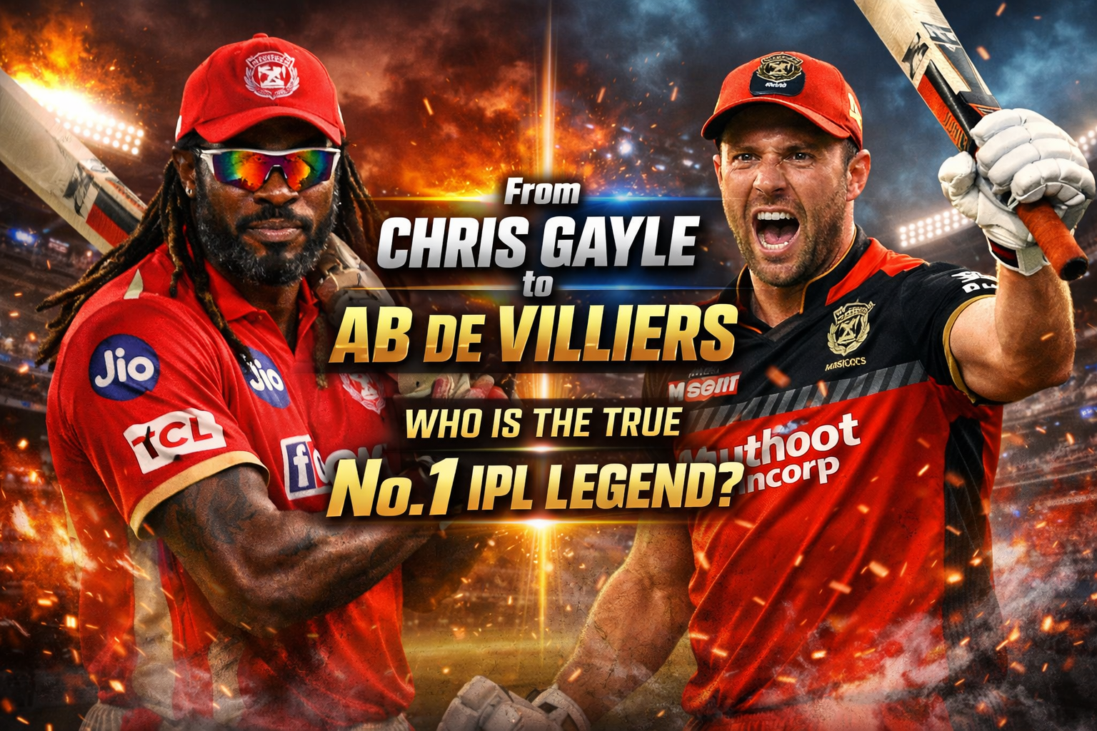 From Chris Gayle to AB de Villiers – Who is the True No.1 IPL Legend?