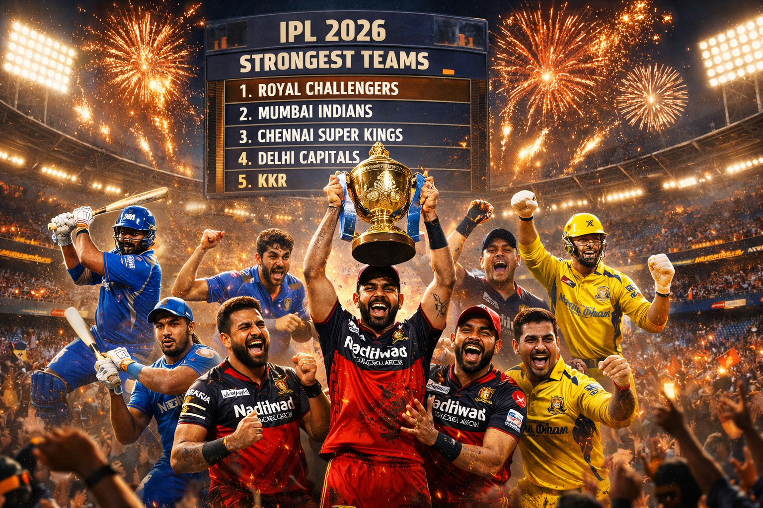 Which Team is Strongest in IPL 2026? Full Squad Comparison & Rankings