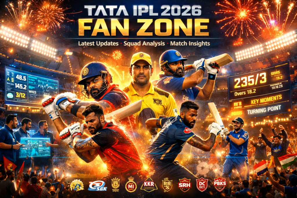 Tata IPL 2026 Fan Zone: Latest Updates