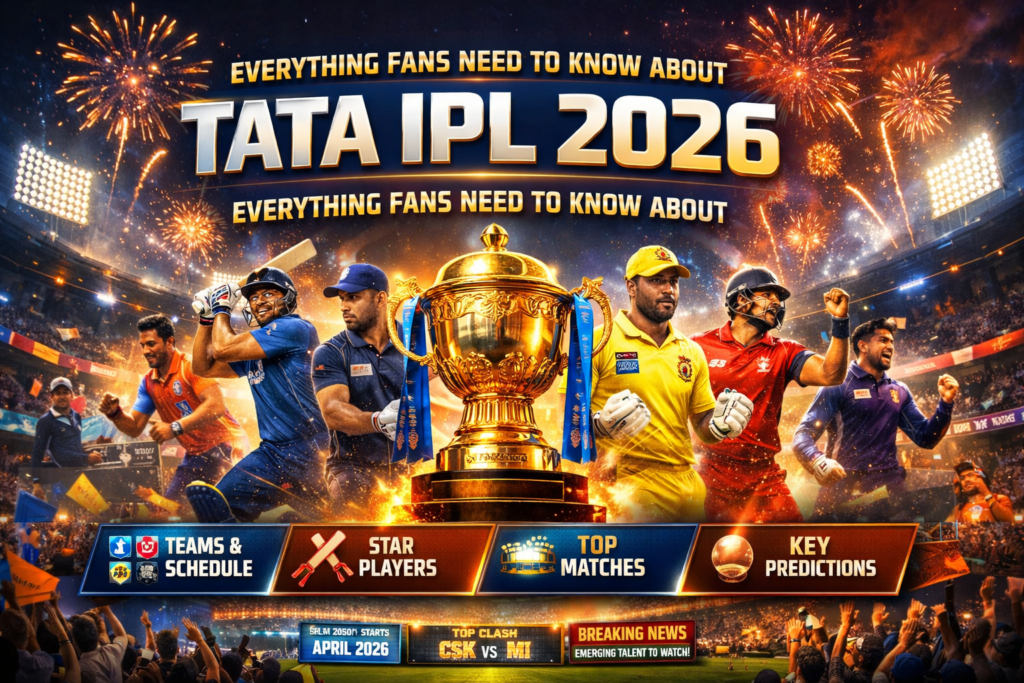 Everything Fans Need to Know About Tata IPL 2026