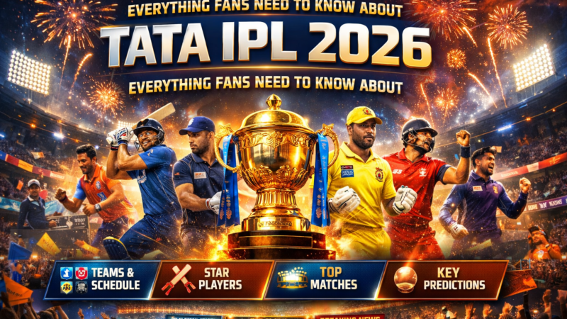 Everything Fans Need to Know About Tata IPL 2026
