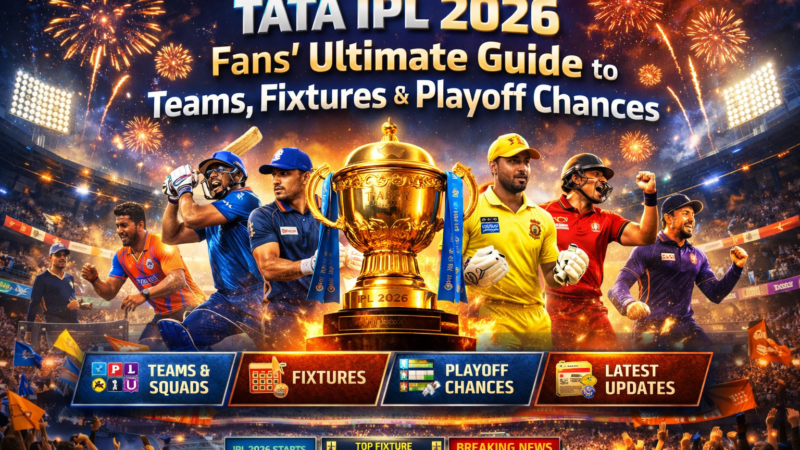 Tata IPL 2026: Fans’ Ultimate Guide to Teams, Fixtures & Playoff Chances